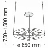 фото Подвесной светильник Maytoni Volare MOD037PL-L16B, черный