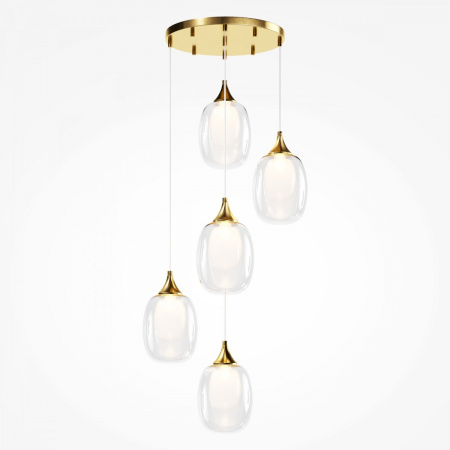фото Подвесной светильник Maytoni Aura MOD016PL-05BS, латунь
