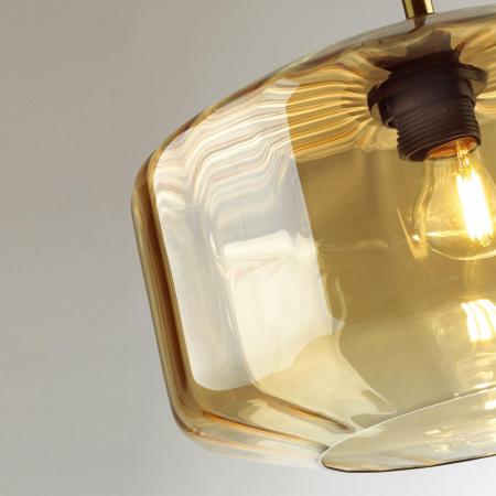 фото Янтарный/бронзовый Подвес E27 60W BINGA PENDANT, арт. 4747/1