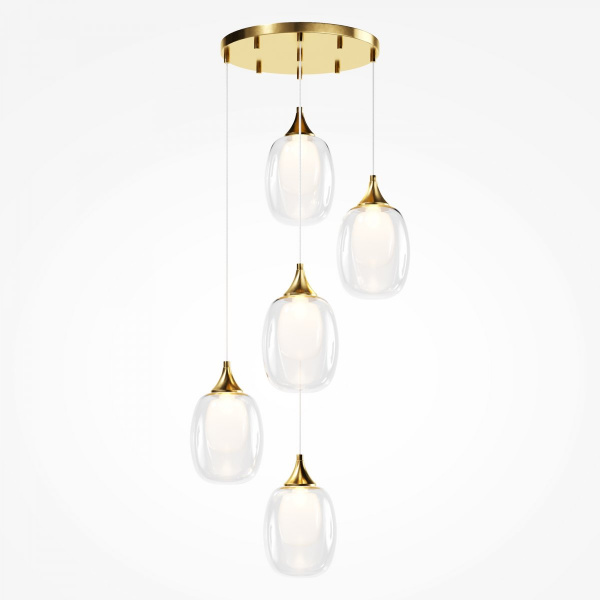 фото Подвесной светильник Maytoni Aura MOD016PL-05BS, латунь