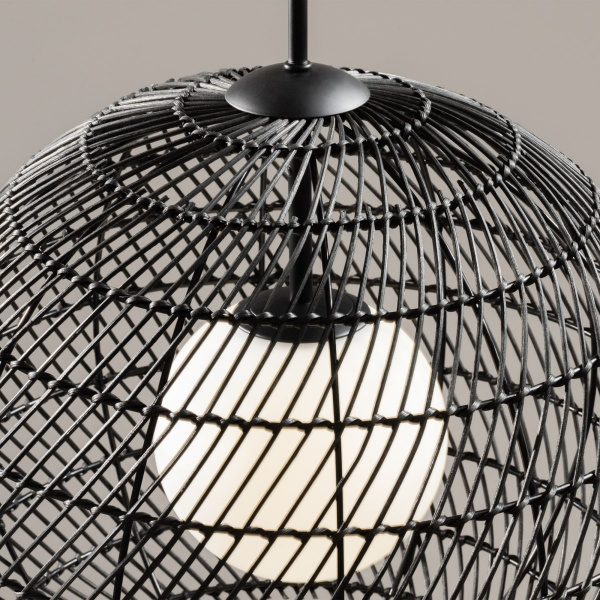 фото Подвесной светильник Maytoni Cane MOD204PL-01B, черный