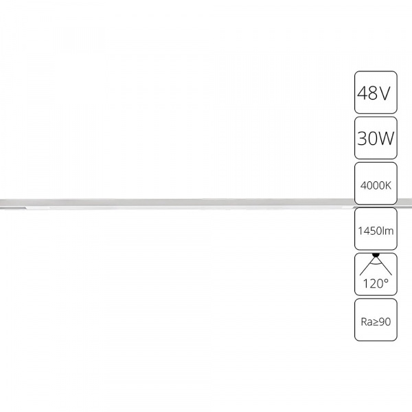 Магнитный трековый светильник Arte Lamp OPTIMA A7265PL-1WH