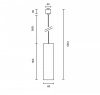 фото Трековый подвесной светильник Maytoni Technical Focus TR025-1-GU10-MG, черный