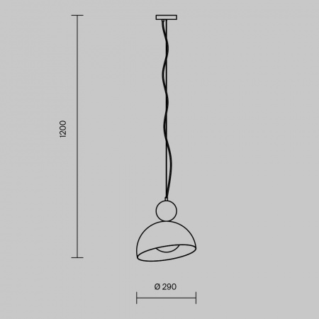 фото Подвесной светильник Freya Bowl FR5439PL-01W, черный
