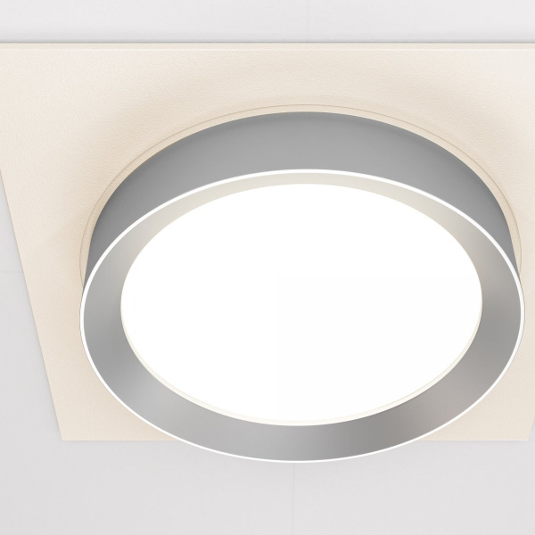 фото Встраиваемый светильник Maytoni Technical Hoop DL086-GX53-SQ-WS, белый