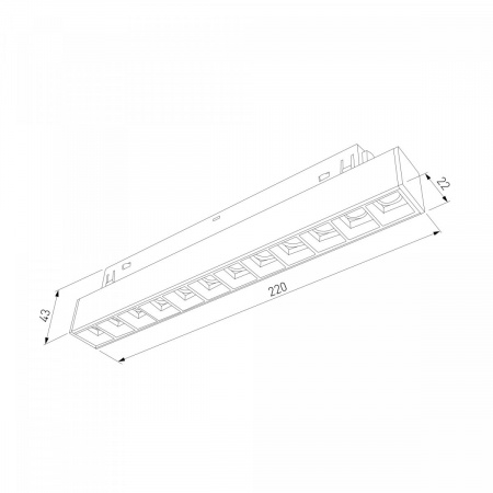 фото Slim Magnetic Умный трековый светильник 12W 2700-6500K Dim SL02 (черный) 85192/01