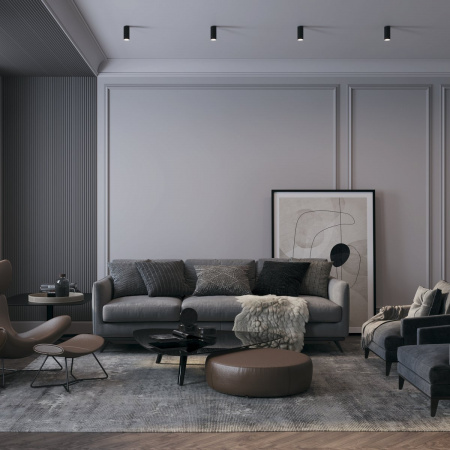 фото Потолочный светильник Maytoni Technical FOCUS S C052CL-01B, черный