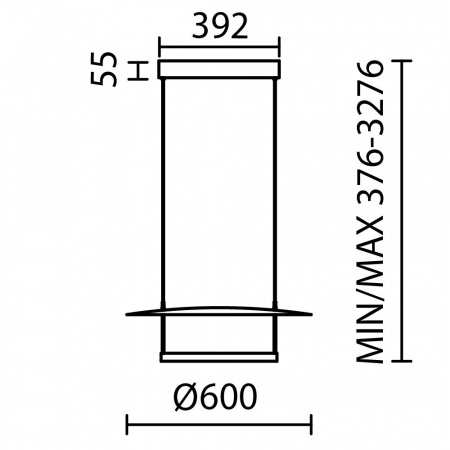 фото Подвесной светильник Maytoni Ambience MOD280PL-L30B3K1, черный