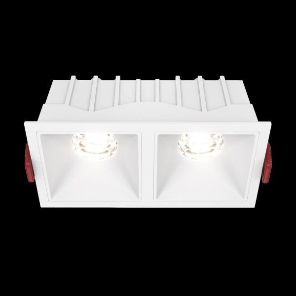фото Встраиваемый светильник Maytoni Technical Alfa LED DL043-02-10W4K-SQ-W, белый