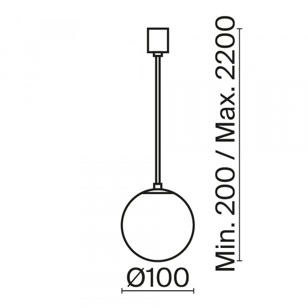 фото Подвесной светильник Maytoni Luna P039PL-5W3K-10-B, черный