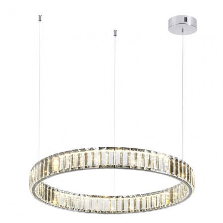 фото Хром/прозрачный металл/хрусталь Люстра LED 36W 4000K 4280Лм VEKIA L-VISION, арт. 4930/36L