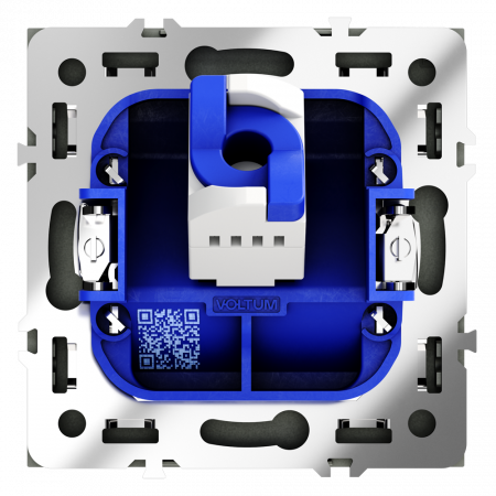 фото Розетка компьютерная встраиваемая VOLTUM S70 RJ45 кат.6, (графит)