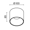 фото Потолочный светильник Maytoni Technical Alfa LED C064CL-01-15W4K-RD-WB, белый