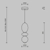 фото Подвесной светильник Maytoni Brosche MOD362PL-L10BG3K, латунь
