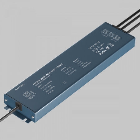 фото Источник напряжения TRIAC 24В 300Вт IP 67 Maytoni 734005, серебро