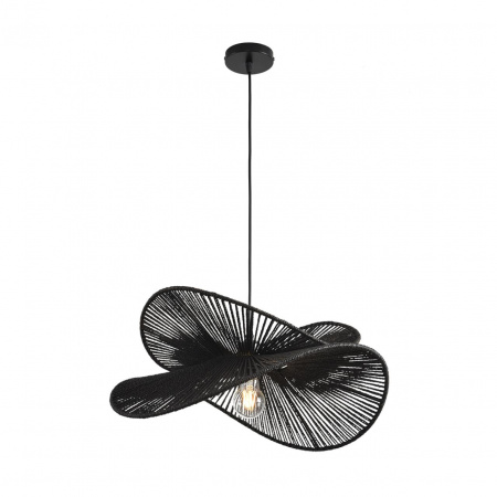 фото Черный, металл/джутовый шнур Подвес E27 40W 220V ROPE ECO, арт. 8382/1