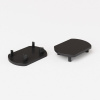 фото Slim Magnetic Заглушка для шинопровода Round (черный) (2шт) 85134/00