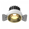 Встраиваемый светильник Maytoni Technical Round DL058-12W3K-TRS-BS, латунь