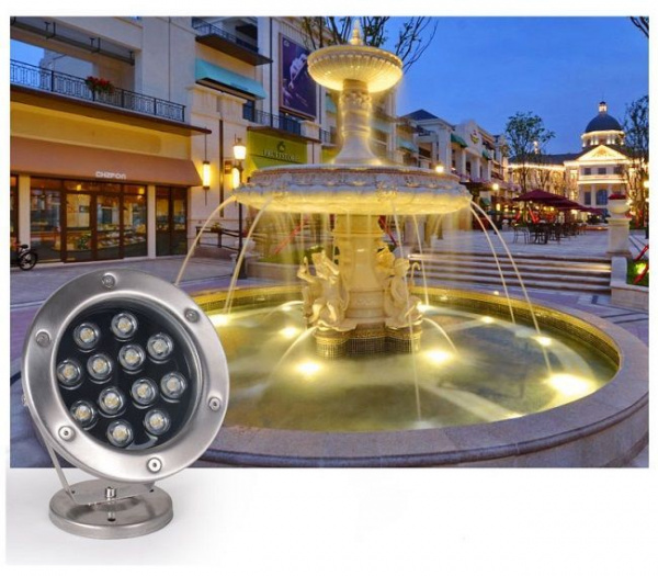фото Светильник для водоемов UG1461 LED 18W RGB+RF цвет мультиколор  IP68