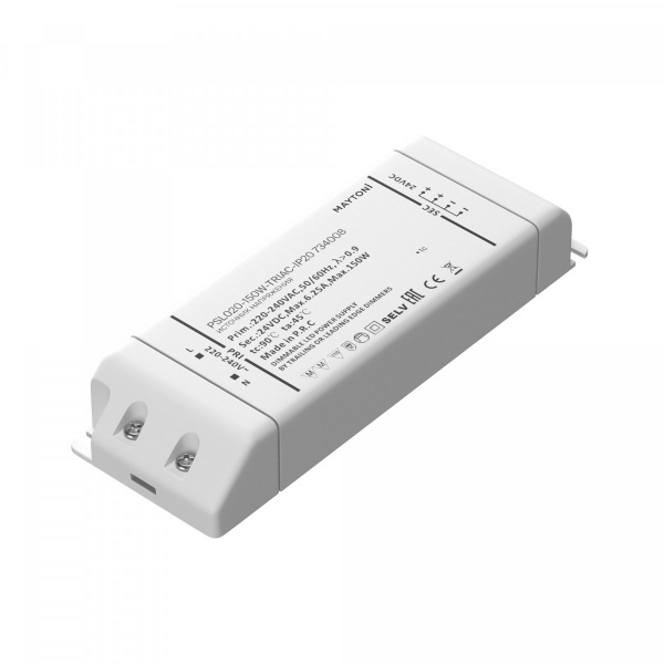 Источник напряжения TRIAC 24В 150Вт IP 20 Maytoni 734008, белый