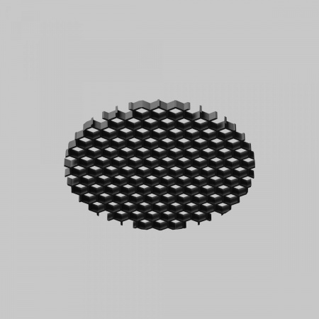 фото Антибликовая решётка для светильников серии Омут / Dip 15Вт Maytoni Technical HoneyComb001-D41.5, черный