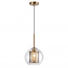 фото Античн.бронза/металл/прозрачный/стекло Подвес E27 1*40W CLOCKY PENDANT, арт. 4939/1