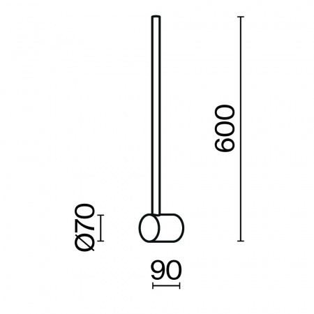 фото Бра Maytoni Light stick MOD237WL-L6B3K, черный