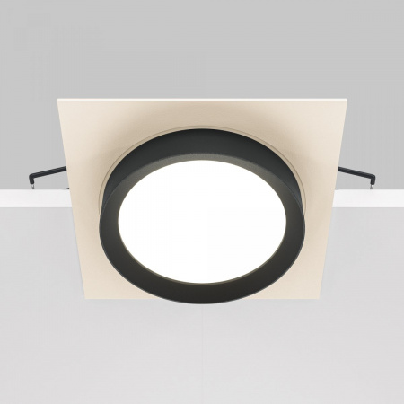 фото Встраиваемый светильник Maytoni Technical Hoop DL086-GX53-SQ-WB, белый