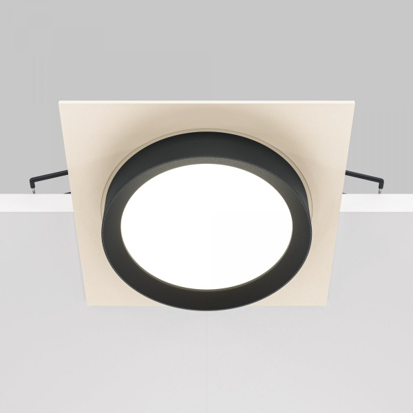 фото Встраиваемый светильник Maytoni Technical Hoop DL086-GX53-SQ-WB, белый