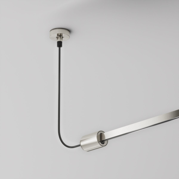 фото Ввод питания боковой Flarity платина Maytoni Technical TRA154C-SB1-PT