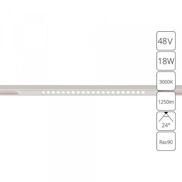Магнитный трековый светильник Arte Lamp OPTIMA A7287PL-1WH