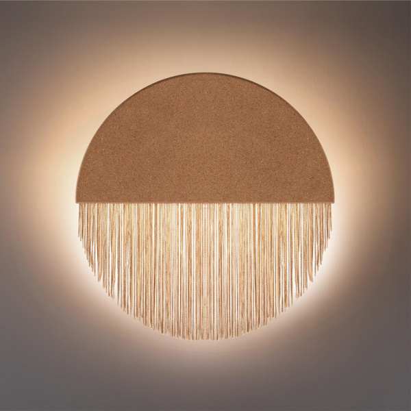 фото Светильник бежевый/пробка/нити/металл IP20 LED 8W 232Лм 3000K 220-240V CORK ECODESIGN, арт. 7073/8WL