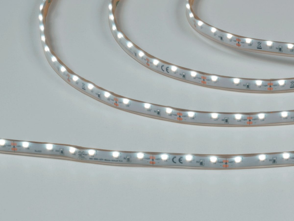 Светодиодная лента 315, 60 LED/м, 4,8 Вт/м, 12В, IP67, Цвет: Холодный белый, SWG31560-12-4.8-W-67, катушка 5 м
