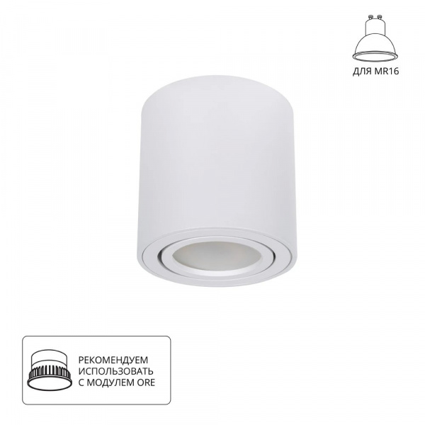 Точечный накладной светильник Arte Lamp BEID A1513PL-1WH