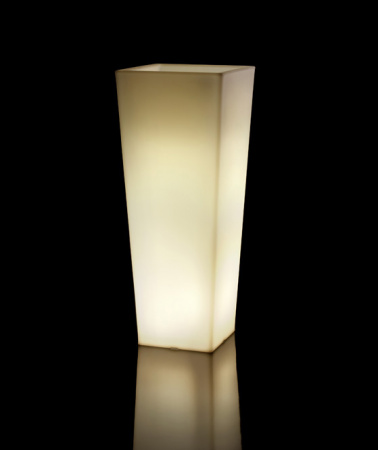 фото Светящееся LED кашпо-конус Flow 220V 2700k 40*40*90