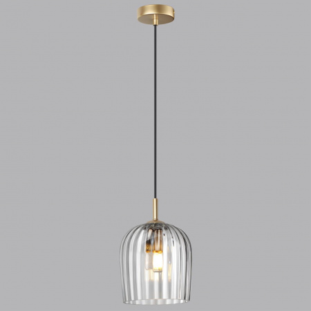 фото Матовое золото Подвес E14 1*40W 220V ELLIE SUSPENTIONI, арт. 6551/1A