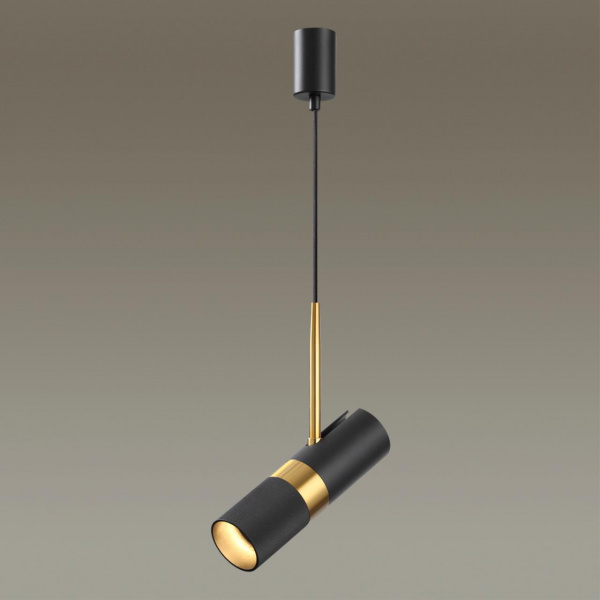 фото Черный/золотистый/металл Подвесной св-к IP20 LED GU10 10W BULLET HIGHTECH, арт. 4356/1
