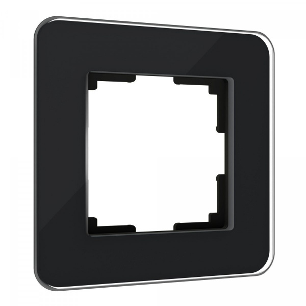 фото Рамка из стекла на 1 пост Elite черный W0012448