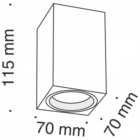 фото Потолочный светильник Maytoni Technical Focus C011CL-01B, черный