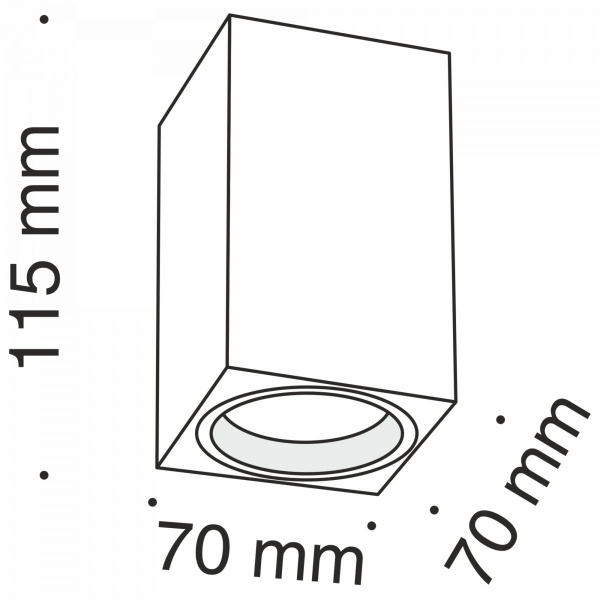 фото Потолочный светильник Maytoni Technical Focus C011CL-01B, черный