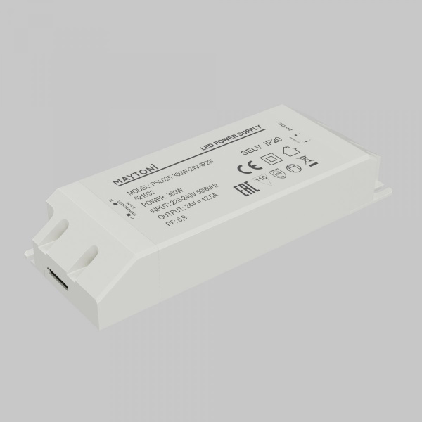 фото Источник напряжения PSL025 24В 300Вт IP20 Maytoni 821032, белый