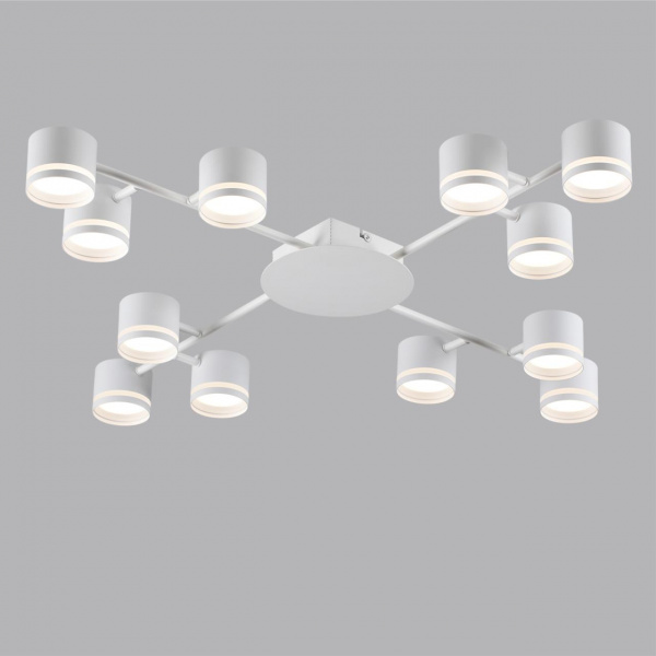 фото Белый, металл Люстра потолочная LED GX53 12*12W 220V GARETA COMFI, арт. 8235/12C
