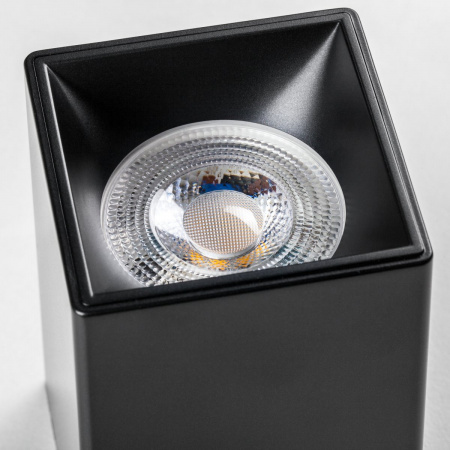 фото Рамка (светильник) PVC для LED-модулей 941хх и LED-ламп D50мм Rullo, черный Lightstar 213337
