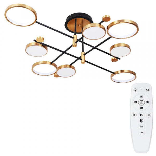 Потолочная люстра Arte Lamp HOLLY A1364PL-8PB
