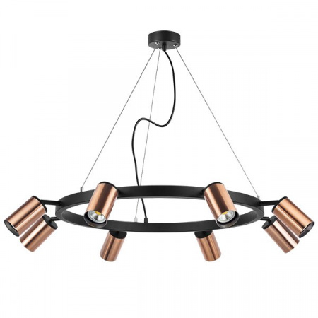 фото Люстра подвесная Rullo, черный Lightstar LR018308