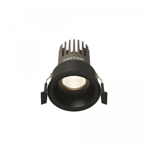 Встраиваемый светильник Maytoni Technical Dip DL115-10W-4K-B, черный