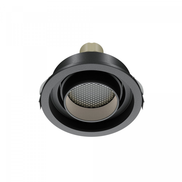 Встраиваемый светильник Maytoni Technical Atom DL113-GU10-01-RD-B, черный