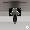 фото Магнитный шинопровод для натяжного потолка Arte Lamp LINEA-ACCESSORIES A474306
