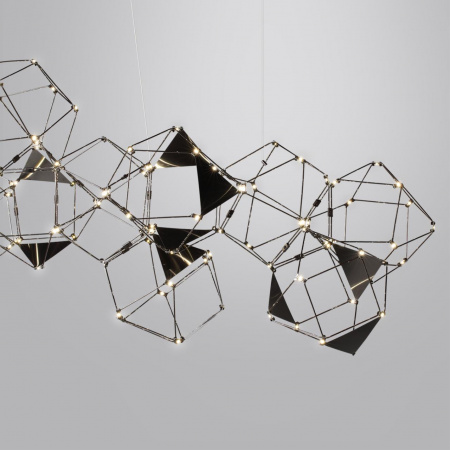 фото Черный хром/металл Люстра LED 64W 4000K 3800Лм TRELLIS L-VISION, арт. 5087/64L