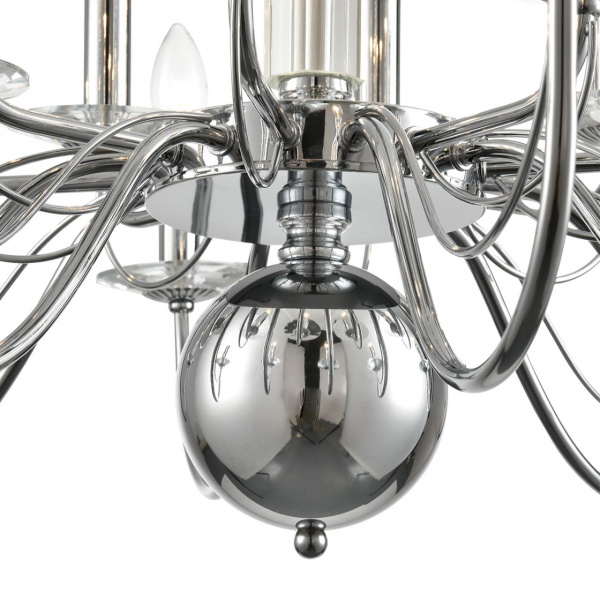 фото Хром, металл/стекло Люстра подвесная Е14 16*40W 220V INCANTO CLASSI, арт. 8034/16
